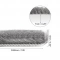 Uxcell Weather Stripping Brush 10ft L X 28 W 0 24 H Self-adhesive Seal Weatherstrip Sweep Gray For Door Window