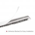 Uxcell Weather Stripping Brush 10ft L X 28 W 0 24 H Self-adhesive Seal Weatherstrip Sweep Gray For Door Window
