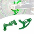 Jfg Racing Dirt Bike Rear Brake Disc Guard Caliper Cnc Motorcycle Guards Fora Kx250f 04-18 Kx450fa 06-18 Kx250 19-21 Kx450 