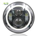 Lantsun 7 Inch Round Led Headlight With Amber Signal Halo Angle Eyes Drl For 97-15 Jeep Wrangler1 Pair 022022