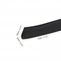 Uxcell U Channel Edge Trim 11 5ft Length Rubber Guard Seal Strip Protector Fit For 2 5-3mm 5 16 W X 23 32 H Black