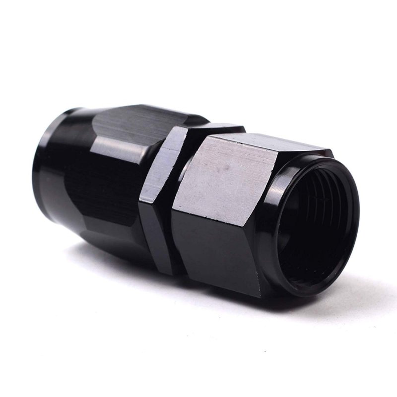 6an Nylon And Stainless Steel Braided Fuel Hose Kit 10ft Oil Gas Line With 6pcs Swivel Fittings Black