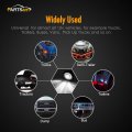 Partsam 10pcs 3 4 White Led Side Marker Bullet Button Light Clear Lens Sealed Waterproof Inch Round Clearance Lights