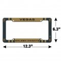 Vegas Golden Knights Grill Stripe License Plate Tag Frame