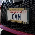 Vegas Golden Knights Grill Stripe License Plate Tag Frame