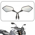 Minho Optimal View Motorcycle Rearview Mirrors Heavy Duty Enhanced Vision Compatible With M10 Right-hand Thread Rear Mirror