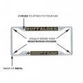 University Of Colorado Metal License Plate Frame For Front Or Back Car Officially Licensed Black Mascot 2-pack