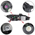 Gxywady Left Driver Side Headlights Replacement For 2014-2018 Cherokee Headlight W Drl Running Lights Parking Market Signal