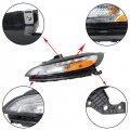 Gxywady Left Driver Side Headlights Replacement For 2014-2018 Cherokee Headlight W Drl Running Lights Parking Market Signal