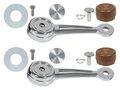 1968-72 Ford Galaxie Torino Maverick Bronco Comet Ginger Knob Window Crank Handles Pair Ebc8az-23342ktgi 