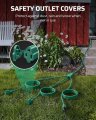 Dewenwils Outdoor Extension Cord 1 To 3 Splitter For Christmas Prong Outlets Plugs Max 28ft End 40 Ft Total 16 3c Sjtw