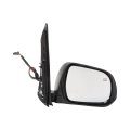 Power Side Rearview Mirror Heated Replacement For Sienna 2011 2012 Right Front Door Mount Black To1321265 5 Pin Connector 