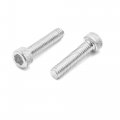 Uxcell 20pcs Silver Tone M6 X 30mm Motorcycle Car Hexagon Socket Fastener Bolts Screws