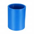 40mm Straight Pvc Pipe Fitting Coupling Adapter Connector Blue 5 Pcs 
