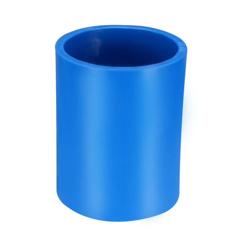 40mm Straight Pvc Pipe Fitting Coupling Adapter Connector Blue 5 Pcs