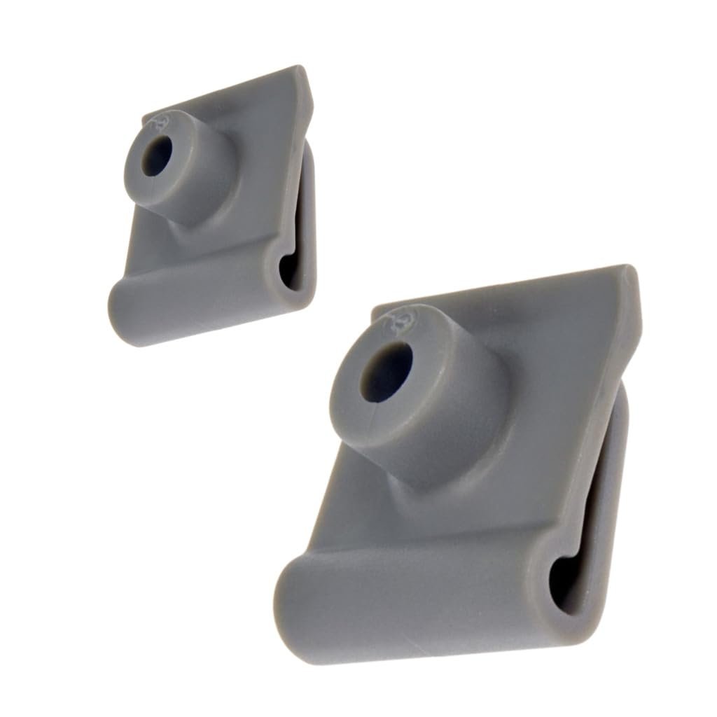 Clip Nut Assortments For Mazda Millenia 2001 2002 Gray Nylon Bumper Clips Fastener Rectangular Shape Clockwise Right Thread 2