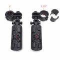 Httmt- Black Zombie 1 1-1 4 Highway Stiletto 4475 Foot Peg Clamps For Compatible With Goldwing Gl1800 P N Mt216-049 216-060-bk