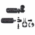 Black Zombie Highway Stiletto 4475 Foot Peg Clamps For Goldwing Gl1800 Fits In To 1 25 Engine Guard Or Frame Tube Billet