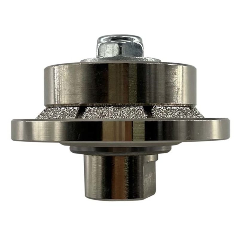 1 8 In Demi Bullnose Profile Wheel For Angle Grinders Pfb00 Diamond Router Bit Granite Quartz Porcelain Concrete And Stone 5 8