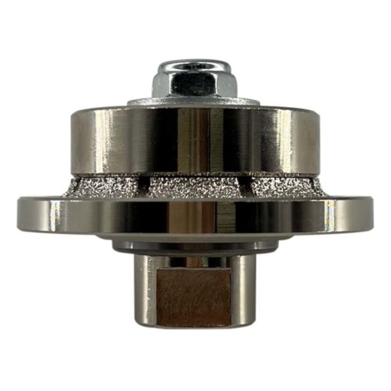 1 8 In Demi Bullnose Profile Wheel For Angle Grinders Pfb00 Diamond Router Bit Granite Quartz Porcelain Concrete And Stone 5 8