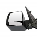 Ocpty Black Left Side Mirror Fit For 2012-2018 Nissan Nv2500 Textured Glass Manual Folding
