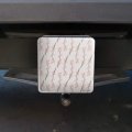 Cherry Blossoms Flowers Pattern Tow Trailer Hitch Cover Plug Insert For 2 In Receivers Durable Black Abs Plastic With Uv