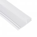 Uxcell Frameless Glass Shower Door Sweep Bottom Side Seal Strip H-type With 20mm Drip Rail 6mm X 3000mm Length