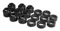 Prothane 7-113-bl Black Body And Extra Cab Mount Bushing Kit 16 Piece 