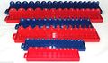 6pc 1 4 3 8 2 Drive Sae Metric Sockets Trays Holders Organizer Hand Tools 