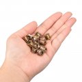 Uxcell 1 4-20 X 10mm Threaded Inserts Nuts 100pcs For Wood Furniture Interface Hex Socket Drive Insert With Wrench
