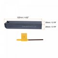 Uxcell Indexable Cnc Lathe Turning Tool Holder 40a Scmcn2020k12-100 3 4 Shank 40crmo-42crmo Steel Carbide For Grooving