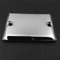 Xkh- Motorcycle Chrome Brake Fluid Reservoir Cap Cover Ninja Engraved Compatible With Kawasaki Ninja 250 500 650r Zx600d Zx600e