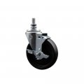 Ap263271 263271 Allpoints 4 Inch Swivel Threaded Stem Caster With Brake For A Variety Of Food Service Applications Light Duty 