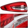 Ecotric Tail Lamp Light Compatible With 2017-2020 Ford Fusion Replacement For Fo2804118 Driver Side Lh Left Assembly