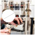 Uxcell Straight Ejector Pins 4mm 5 32 Dia 65mn Steel Round Tip Punch 250mm 10 Long For Mechanical Maintenance 5pcs