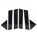 Black Pillar Posts B Application For 2005010 Chrysler 300 2 7ll 5 6 1l 2005-2008 Dodge Magnum 2 3 5l 5 2006-2008 6 6pcs Door