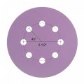 Uxcell 15pcs 5-inch Purple Sanding Discs 600 Grits 8 Hole Hook And Loop Professional Aluminum Oxide Sand Paper Wet Dry Polish
