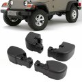 Front Rear Bumper End Caps For 1997-2006 Jeep Wrangler 65th Anniversary Edition Corner Protection Replacement 55155756ab 
