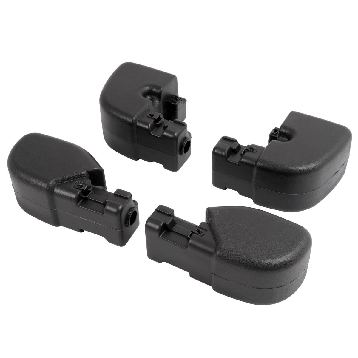 Front And Rear Bumper End Caps For 1997 To 2006 Jeep Wrangler 4 Piece Corner Protection Replacement Bl3796 Ch1005128 Ch1004128