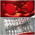 Compatible With Chevy Silverado Gmt800 4pc Pair Of Black Housing Amber Corner Headlight Chrome Red Lens Led Tail Light