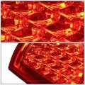 Compatible With Chevy Silverado Gmt800 4pc Pair Of Black Housing Amber Corner Headlight Chrome Red Lens Led Tail Light