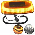 Hqrp Strobe Amber 240-led Emergency Hazard Warning Led Mini Bar Light W Magnetic Base For Car Trailer Rv Caravan Boat Plus Sun