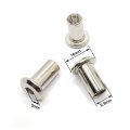 Screw Post Fit For 3 8 Inch 10mm Hole Dia Male M8x40mm Female 18mm Hex Drive Binding Bolts Leather Wood Furniture Carbon Steel