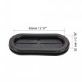 Uxcell Rubber Grommet Oval Double-sided Mount Size 60 X 25 Mm For Wire Protection 10pcs