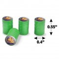 Always Faithful Yellow Lab Labrador Hunting Dog Tire Rim Wheel Aluminum Valve Stem Caps