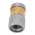 1 4bsp Sewer Jetter Nozzle Reverse Air Stainless Steel Rotating Hose For Pressure Washer Tube Cleaning 250 Bar 3625 Psia