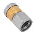 1 4bsp Sewer Jetter Nozzle Reverse Air Stainless Steel Rotating Hose For Pressure Washer Tube Cleaning 250 Bar 3625 Psia