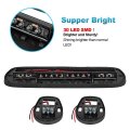 Partsam 3pcs Amber Led Cab Roof Marker Light Top Running Lights W Wiring Compatible With Silverado Sierra 1500 1500hd 2500