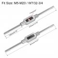 Uxcell Adjustable Tap Wrench Handle For Metric M5-m20 W7 32-3 4s Thread Tap Holder Reamer Hand Tapping Tool Machinist Repair