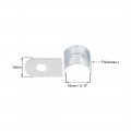 Uxcell 5 8 Emt One Hole Strap Pipe Zinc-plated Steel Reinforced Rib For Fixing On Various Surfaces 20pcs